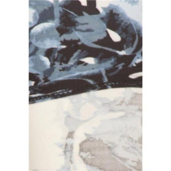 Blue Floral Pattern Print Leggings - Picture 4 of 4